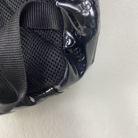 Vintage Hello Kitty Loungefly Embossed Black Faux Leather Backpack 2012 - Picture 14 of 16